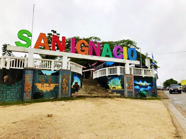 San Ignacio town sign